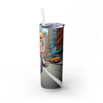 Skinny Tumbler with Straw, 20oz