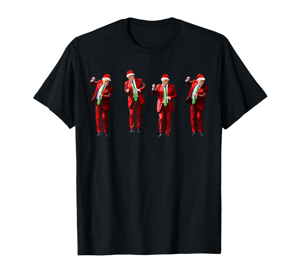 Funny Trump Dance Santa Claus Christmas Xmas Pajamas Holiday T-Shirt