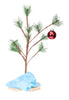 ProductWorks 18-Inch Peanuts Charlie Brown Christmas Tree with Linus Blanket