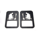 MOPAI Lamp Hoods for Jeep Wrangler JK 2007 Up Car Rear Tail Light Lamp Cover Protect Decoration for Jeep Wrangler Accessories