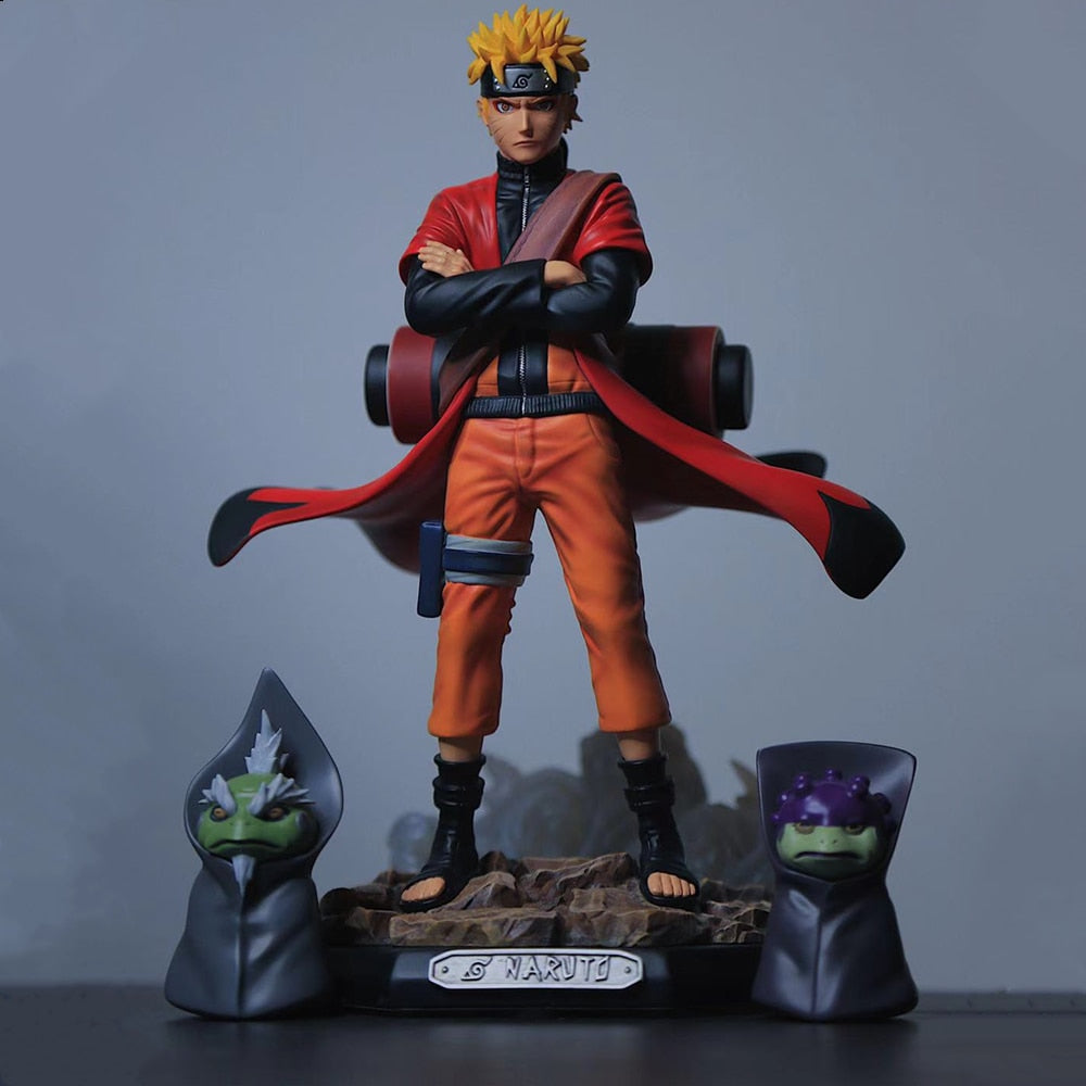 Uzumaki Naruto Naruto Sage Action Anime Figures PVC Toys Shippuden Collector Figurine Uchiha Sasuke Brinquedos Model Doll Figma