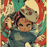 Tanjirou Nezuko Anime Poster