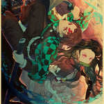 Tanjirou Nezuko Anime Poster