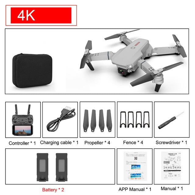 drone 4k HD dual camera