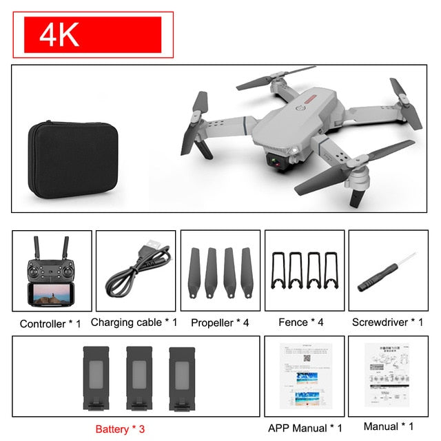 drone 4k HD dual camera